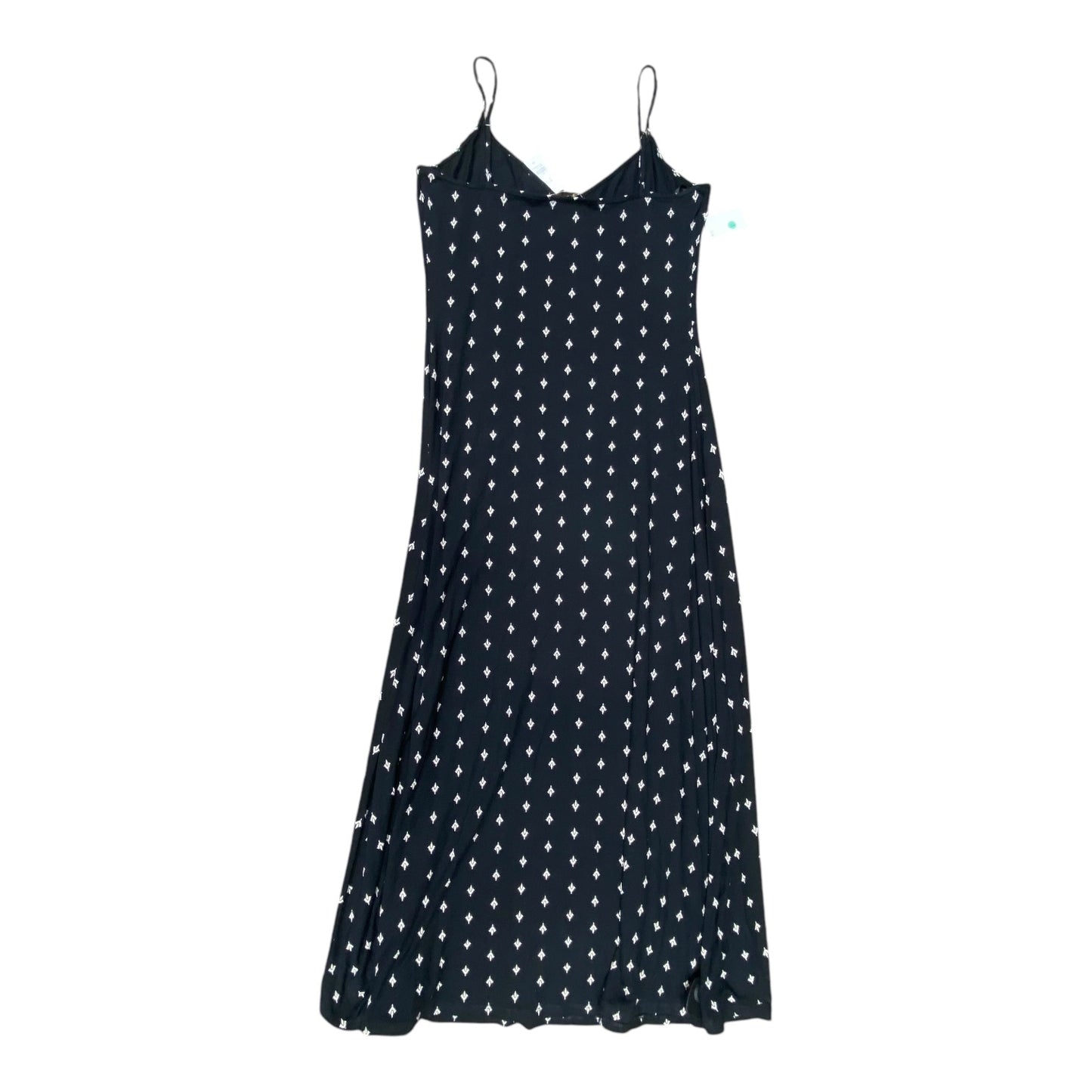 Dress Casual Maxi By Loft In Black & Cream, Size:M