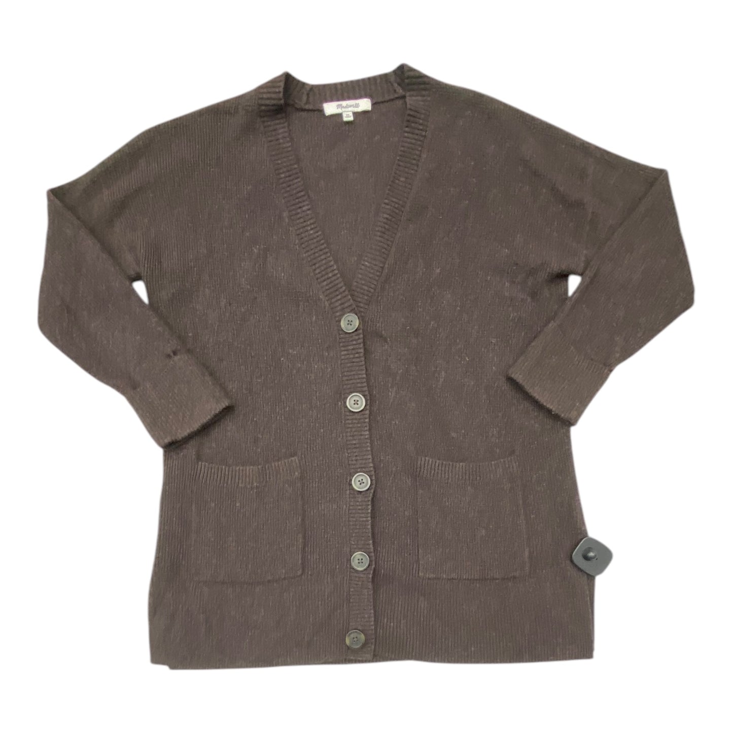 Sweater Cardigan By Madewell In Brown, Size:Xs