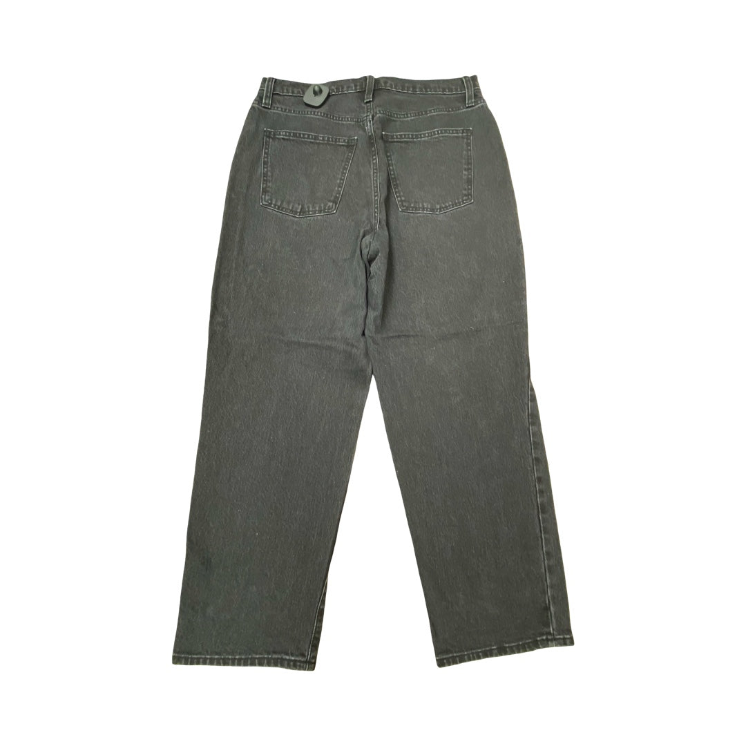 Jeans Straight By Universal Thread In Grey Denim, Size:12