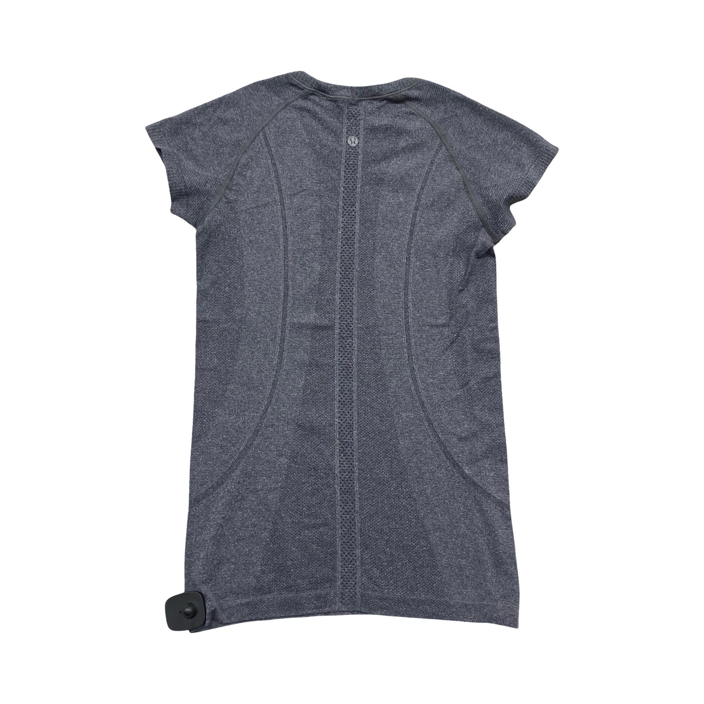 Athletic Top Ss By Lululemon In Grey, Size:6