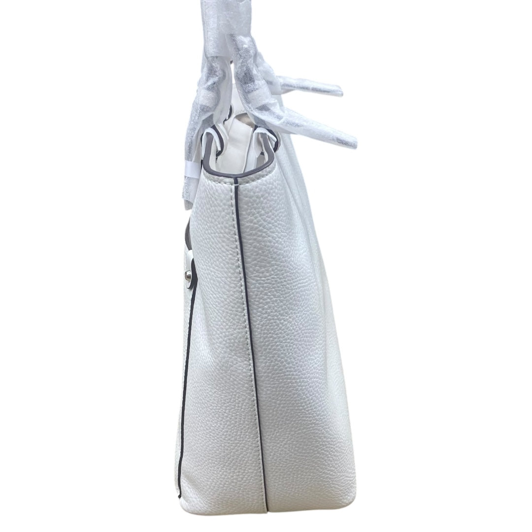 Handbag Designer By Michael Kors In White, Size:Medium