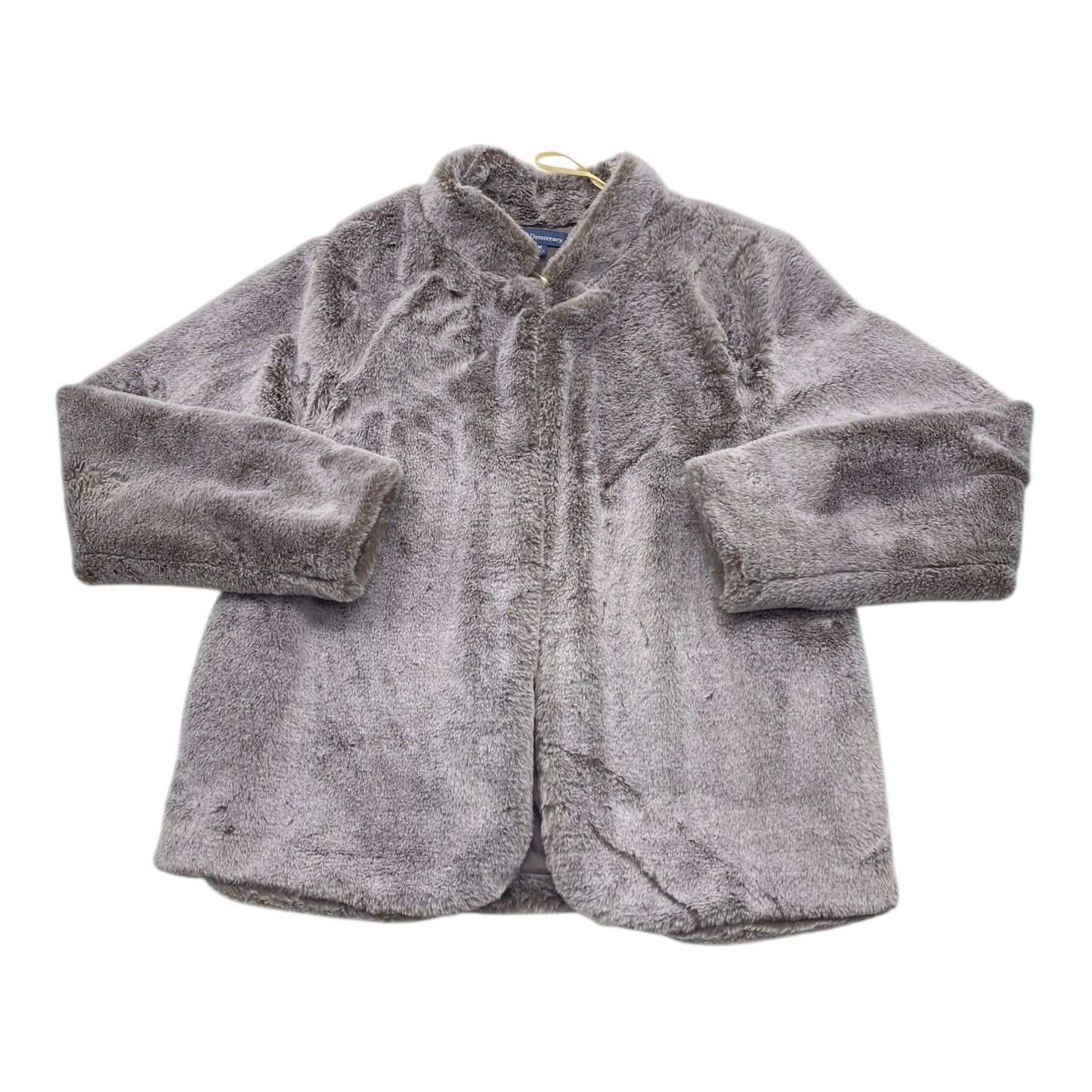 Coat Faux Fur & Sherpa By Democracy In Purple, Size:M