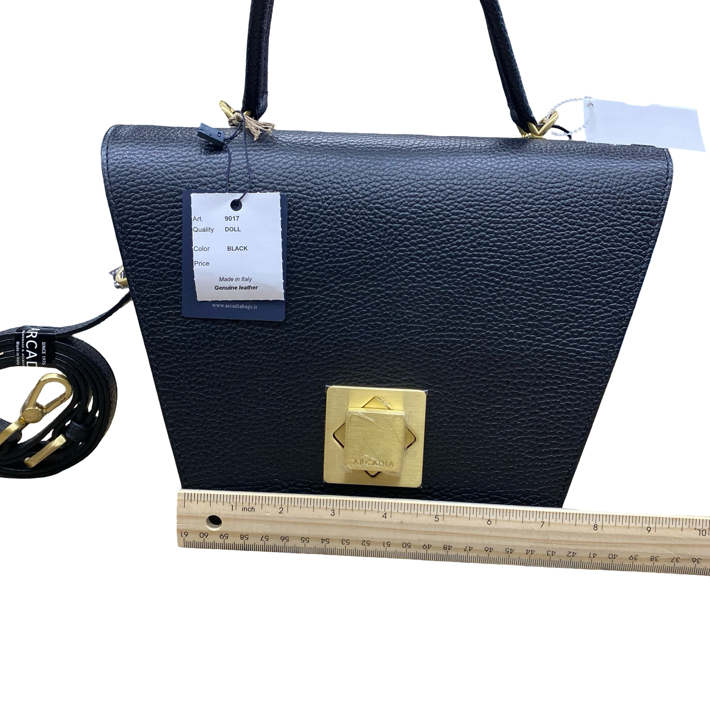 Handbag Designer By Cma In Black, Size:Medium