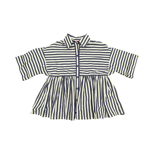 Top Ss Designer By Kate Spade In Blue & White, Size:Xxs