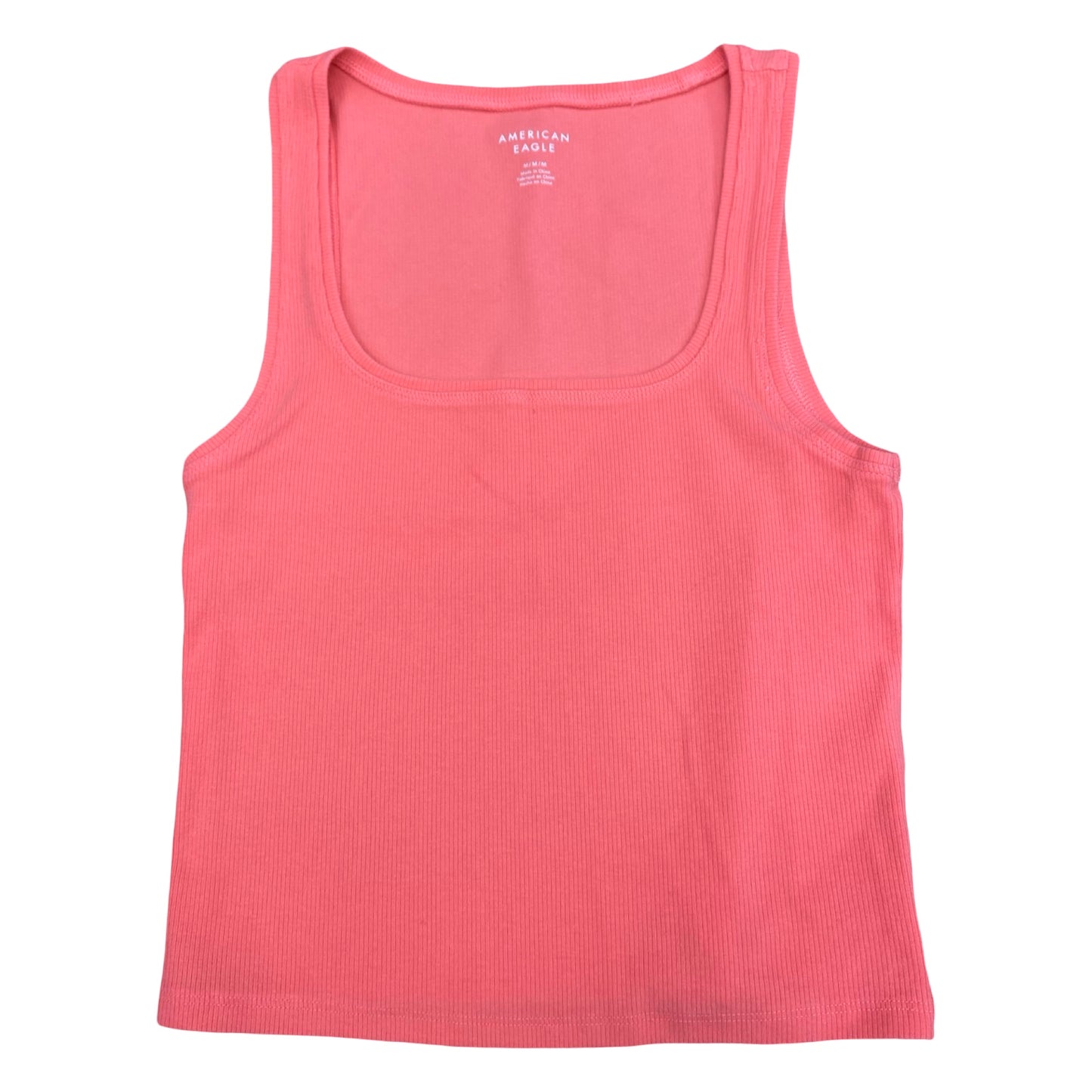 Top Sleeveless Basic By American Eagle In Pink, Size:M