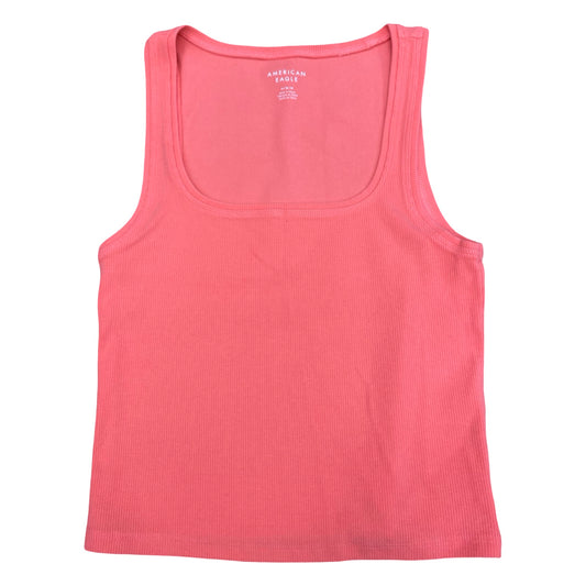 Top Sleeveless Basic By American Eagle In Pink, Size:M