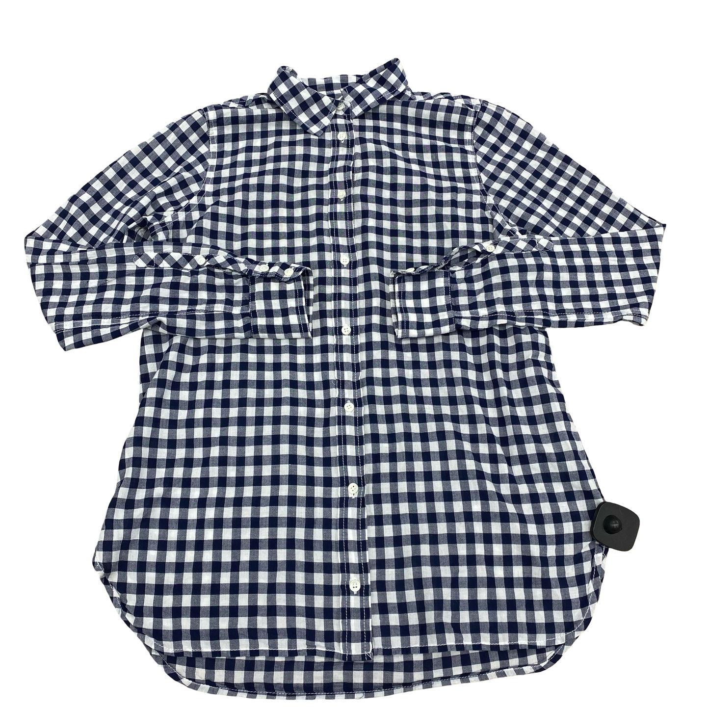 Top Ls By J. Crew In Plaid Pattern, Size:2