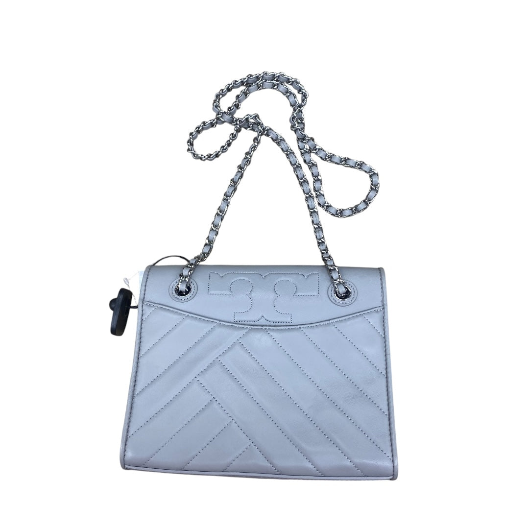 Handbag Designer By Tory Burch In Grey, Size:Small