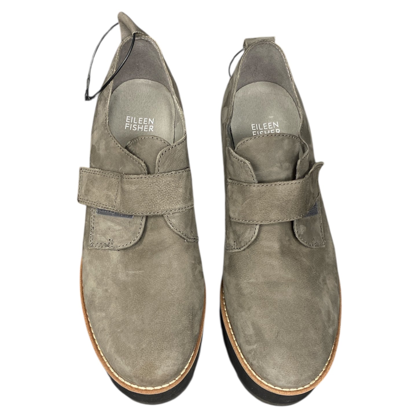 Shoes Designer By Eileen Fisher In Grey, Size:8