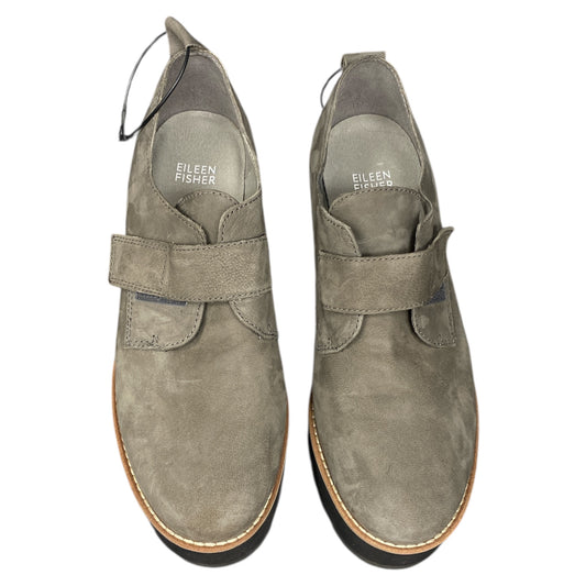 Shoes Designer By Eileen Fisher In Grey, Size:8