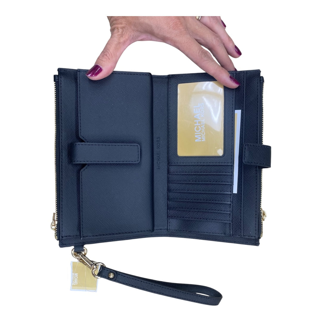 Wristlet Designer By Michael Kors In Black, Size:Large