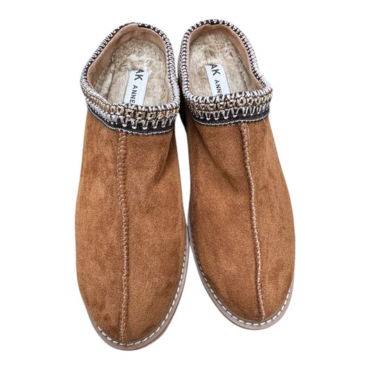 Shoes Flats By Anne Klein In Brown, Size:10