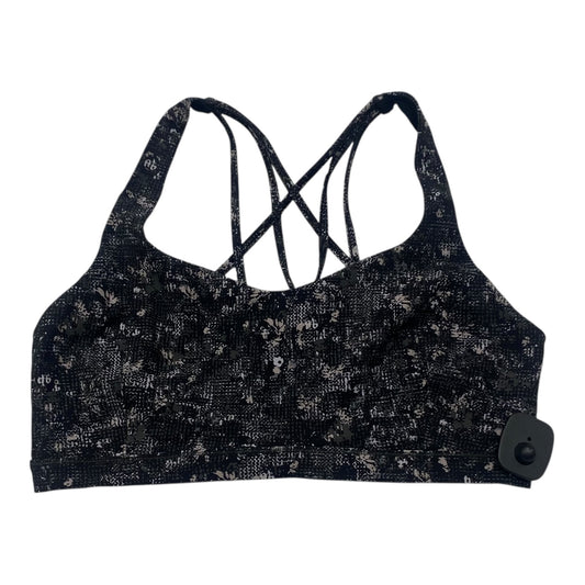 Athletic Bra By Lululemon In Floral Print, Size:10