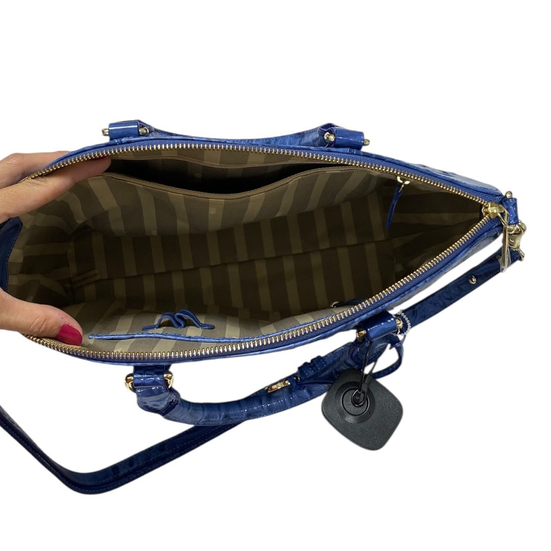 HANDBAG DESIGNER by BRAHMIN In BLUE, Size: LARGE