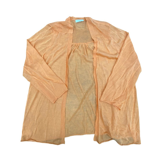 Cardigan By Chicos In Orange, Size:M