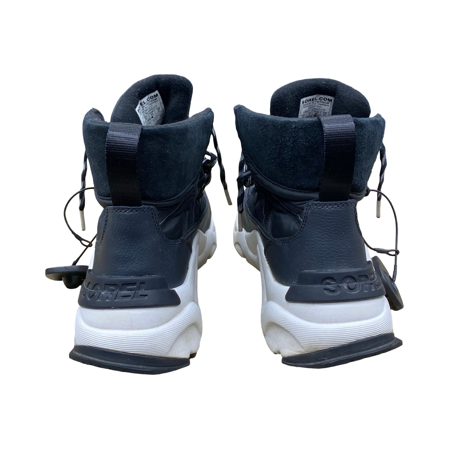Boots Designer By Sorel In Black & White, Size:10