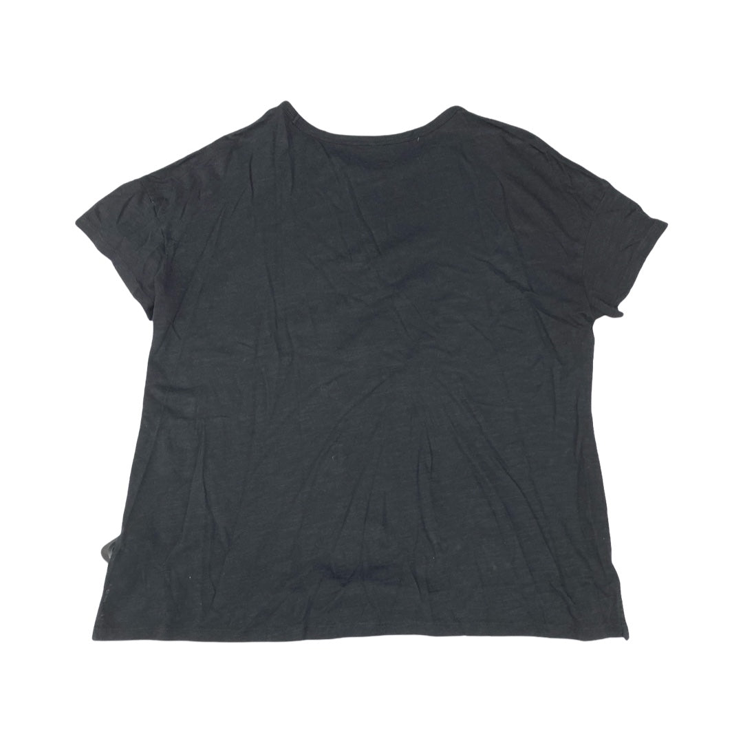 Top Ss Basic By Banana Republic In Black, Size:Xl