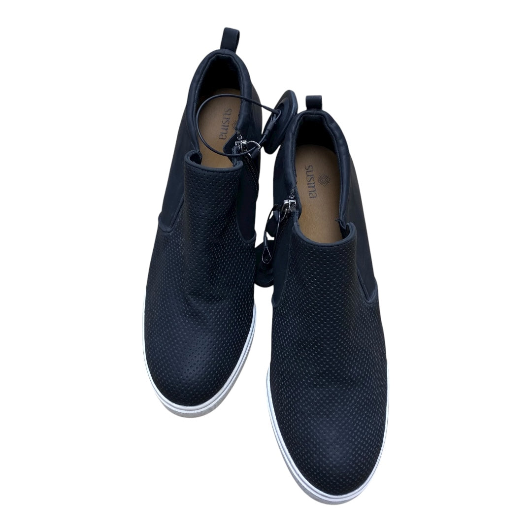 Boots Ankle Heels By Susina In Black, Size:10