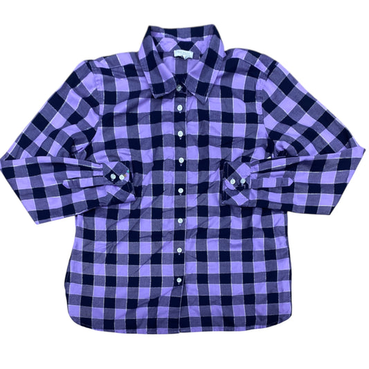 Top Ls By Talbots In Plaid Pattern, Size:Sp