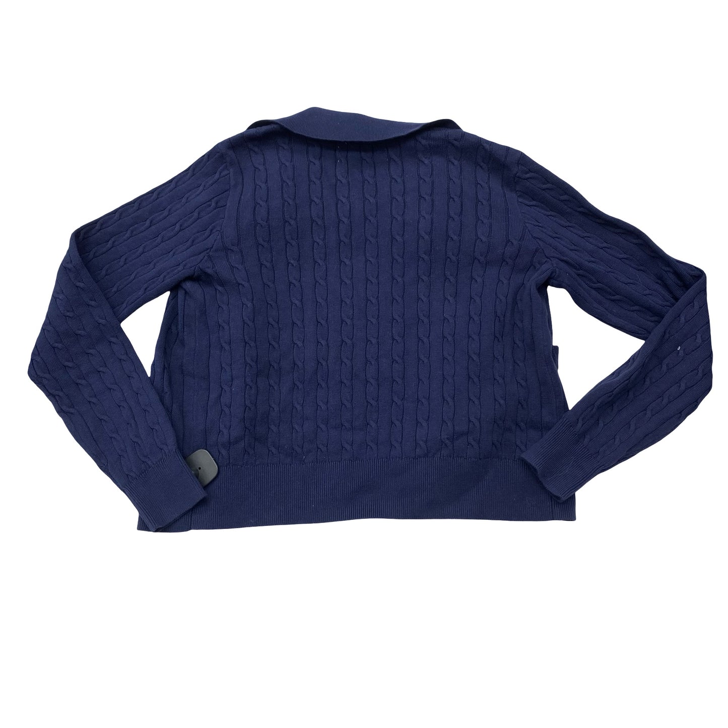 Sweater Cardigan By Hope & Henry In Navy, Size:S