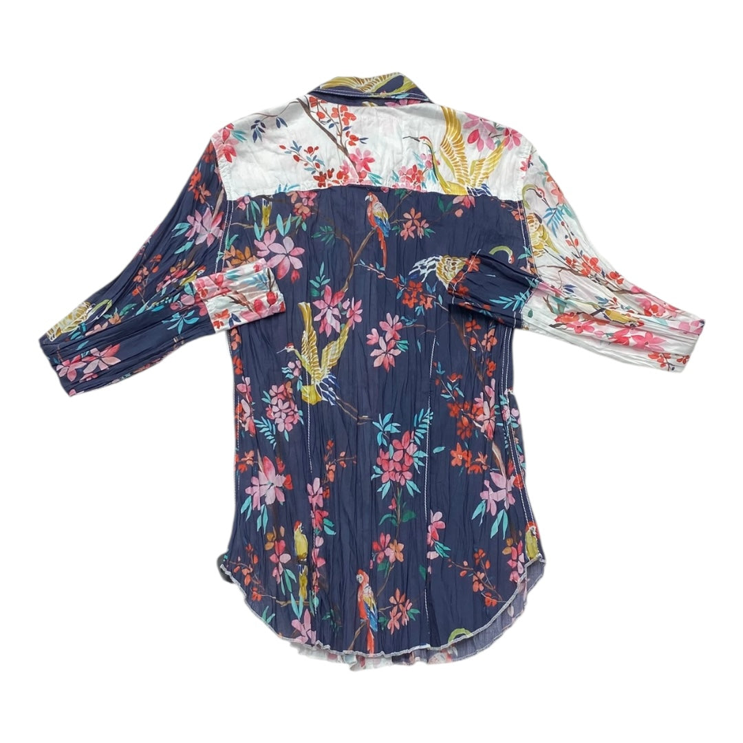 Top Ls By Cmb In Floral Print, Size:M