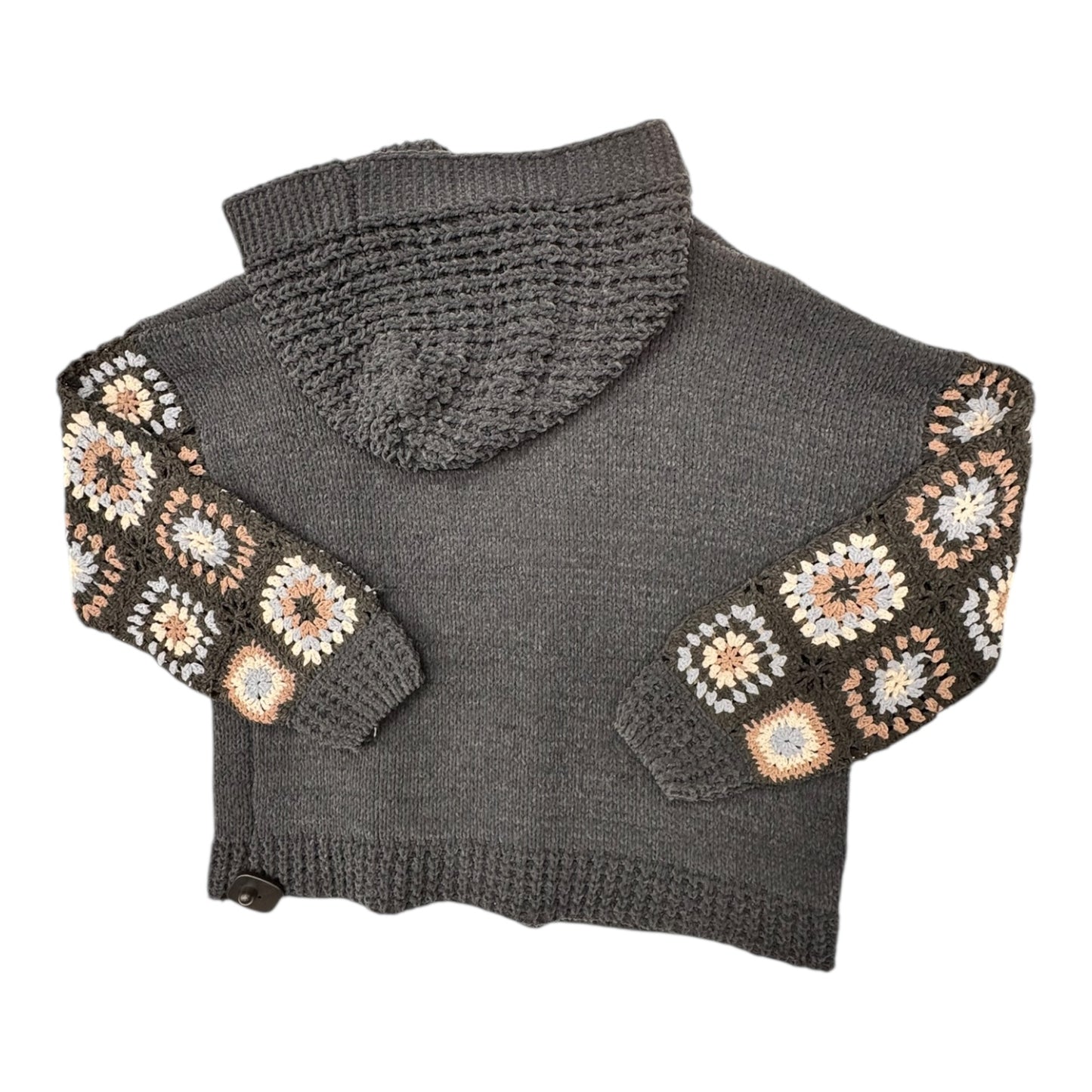 Sweater Cardigan By Pol In Grey, Size:M