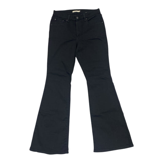 Jeans Flared By Levis In Blue Denim, Size:12