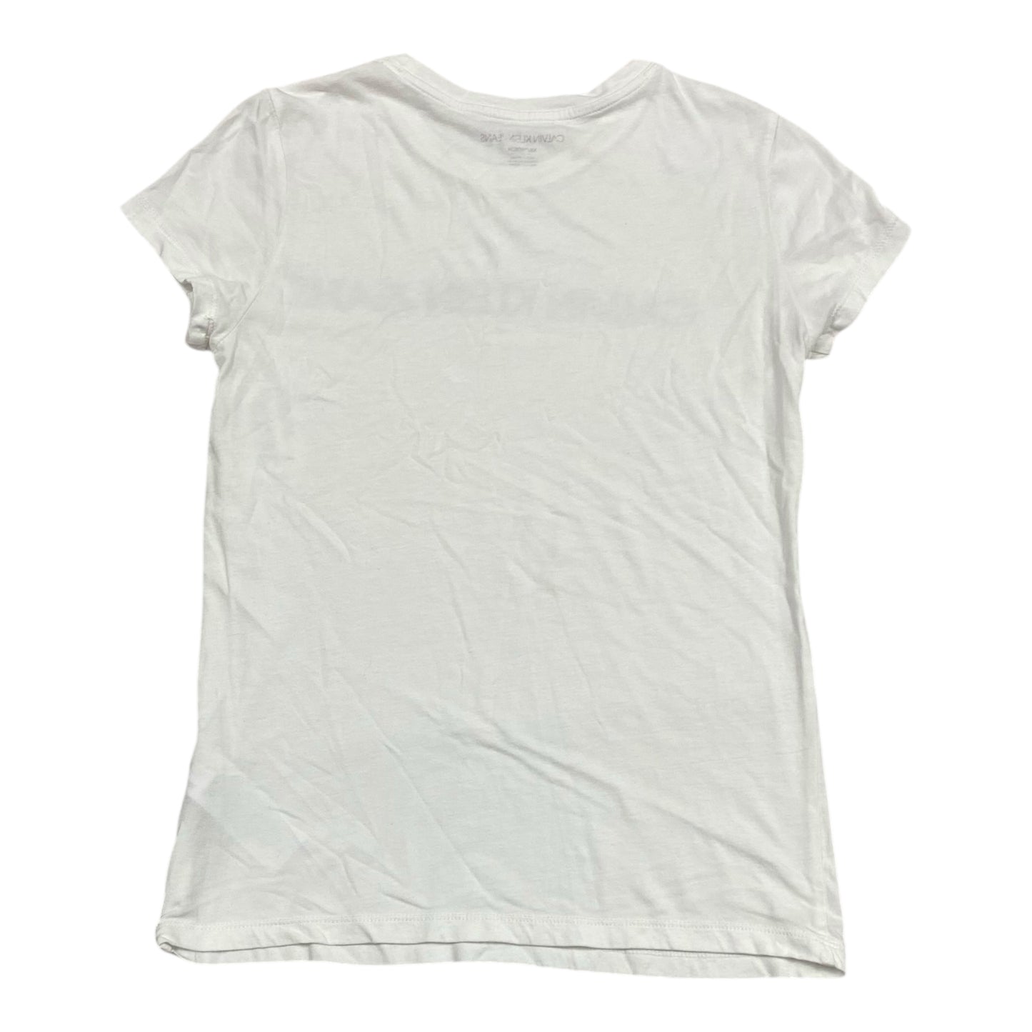 Top Ss By Calvin Klein In White, Size:Xs