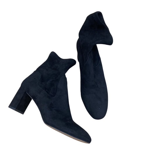 Boots Ankle Heels By Ann Taylor In Black, Size:9