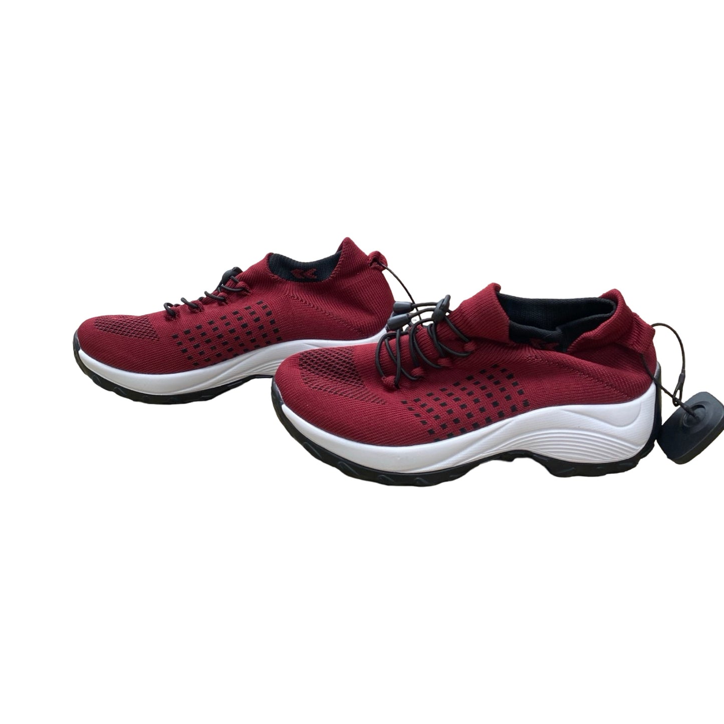 Shoes Sneakers By Cmc In Black & Red, Size:7.5
