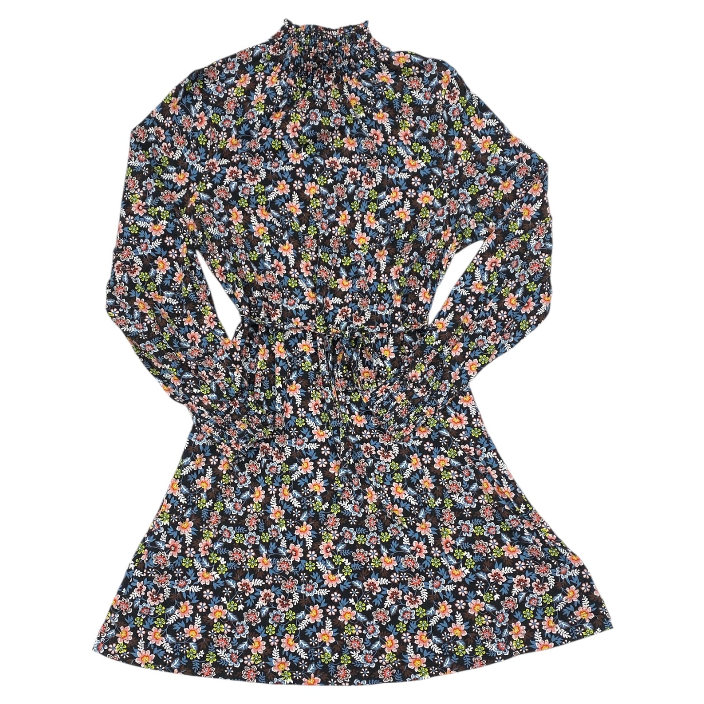 Dress Casual Midi By Boden In Floral Print, Size:12