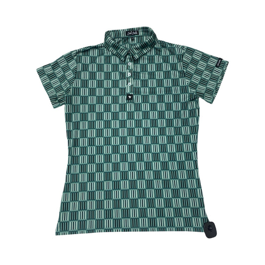 Athletic Top Ss By Bad Birdie In Striped Pattern, Size:Xl