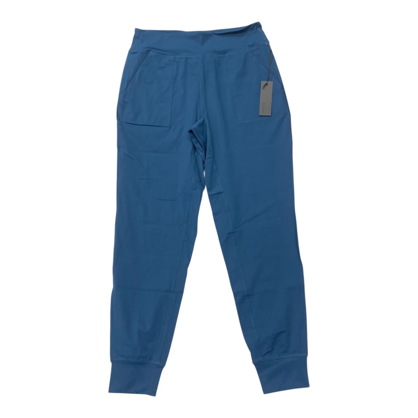 Athletic Pants By Savvi In Teal, Size:L