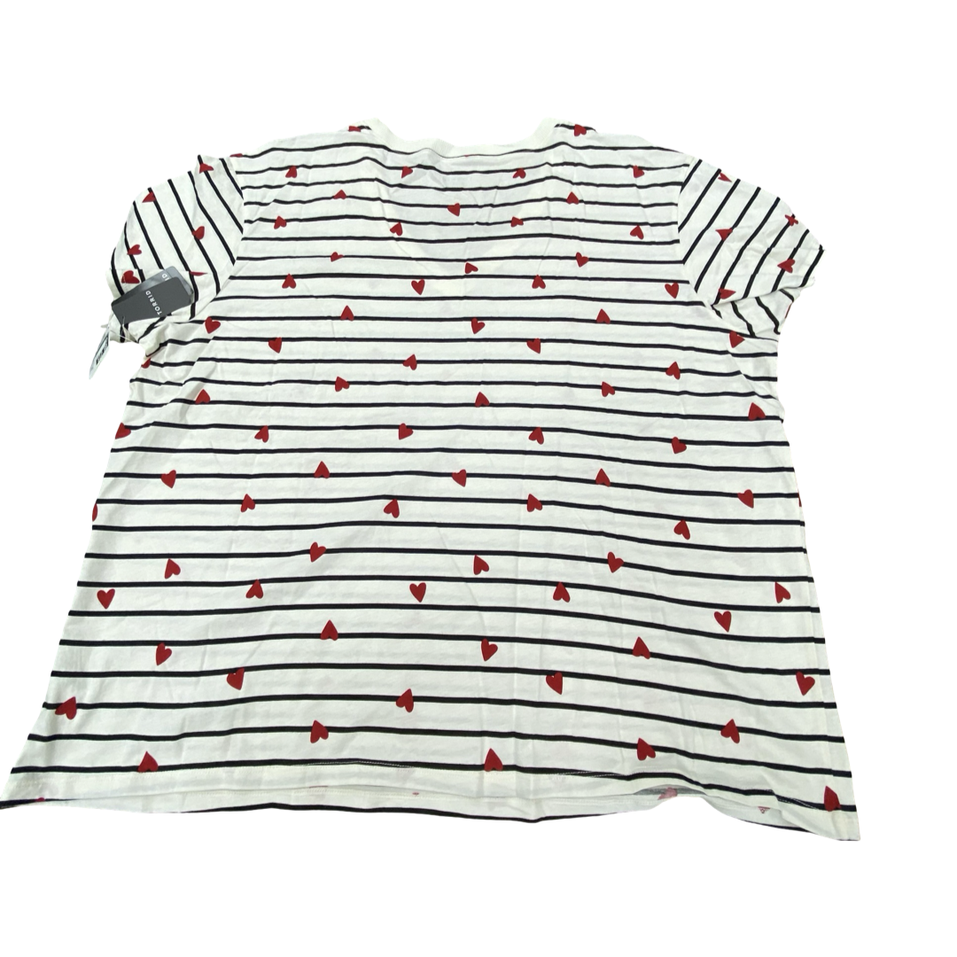 Top Ss By Torrid In Striped Pattern, Size:2X