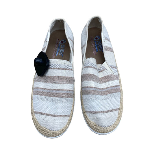 Shoes Flats By Bobs In Striped Pattern, Size:7.5