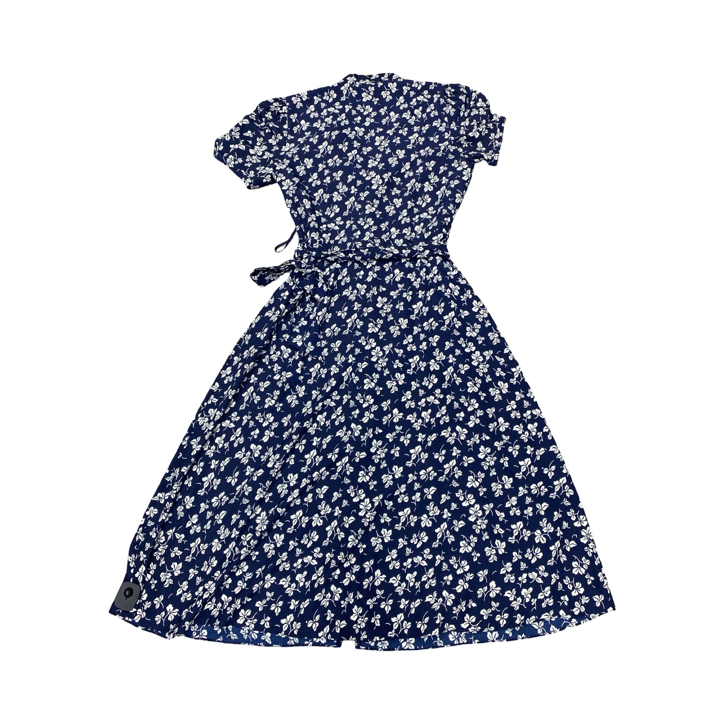 Dress Casual Maxi By Lauren By Ralph Lauren In Blue & White, Size:10