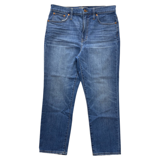 Jeans Cropped By Madewell In Blue, Size:12