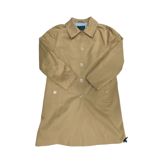 Coat Trench Coat By Talbots In Brown, Size:Mp