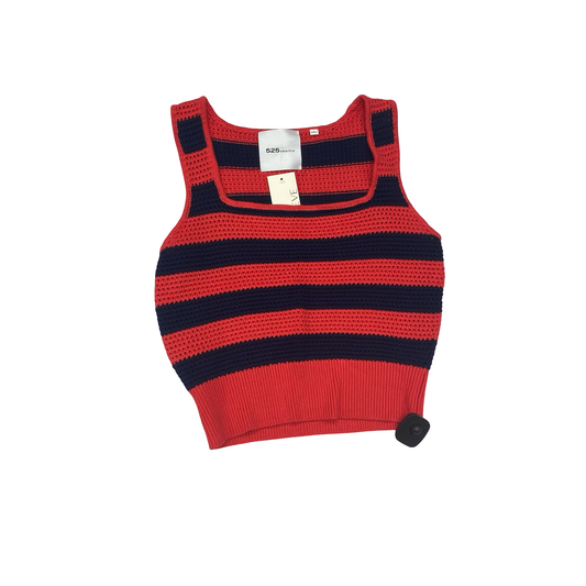 Top Sleeveless By 525 America In Blue & Pink, Size:S