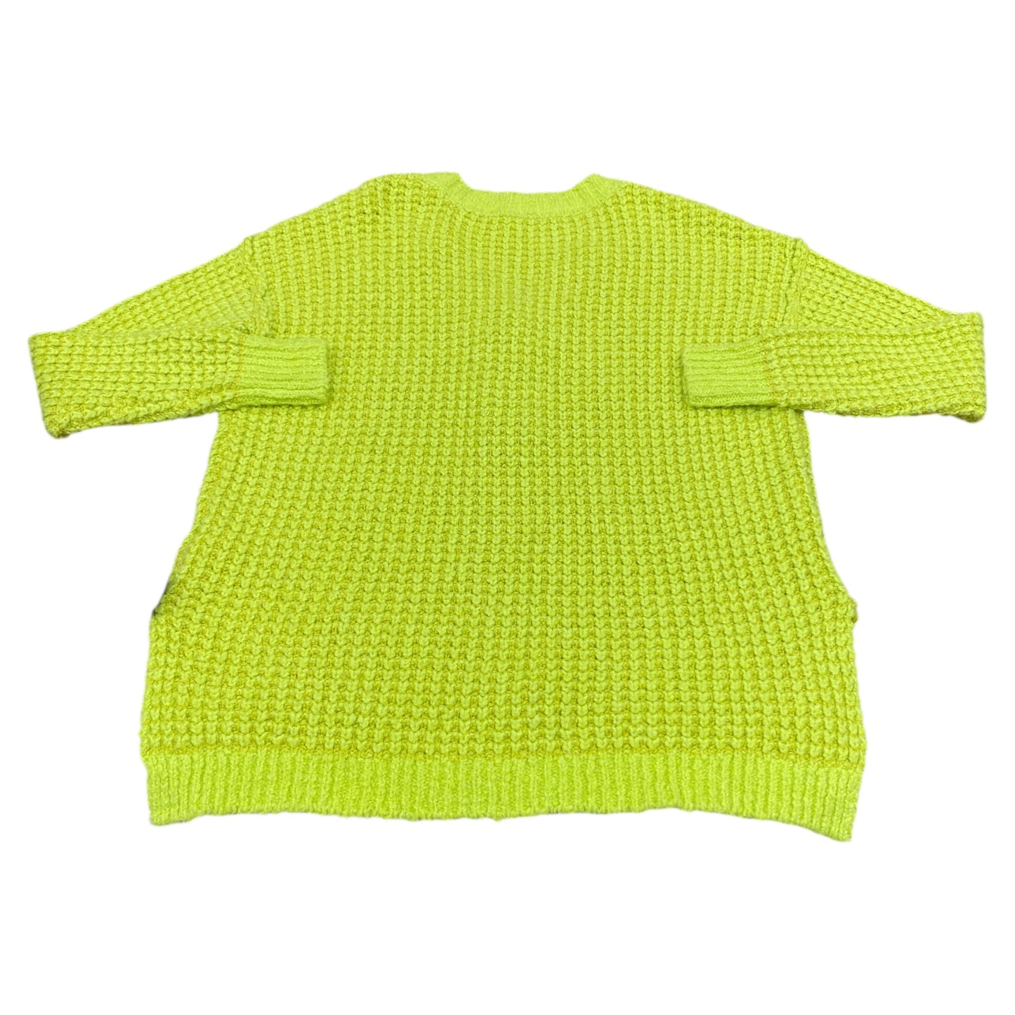 Sweater By Free People In Green & Yellow, Size:Sp