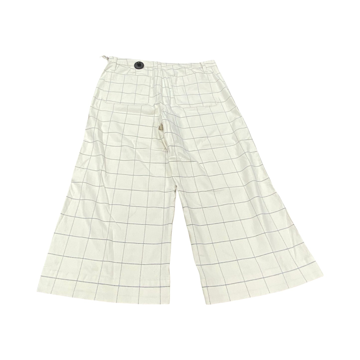 Pants Wide Leg By Madewell In Checkered Pattern, Size:14P