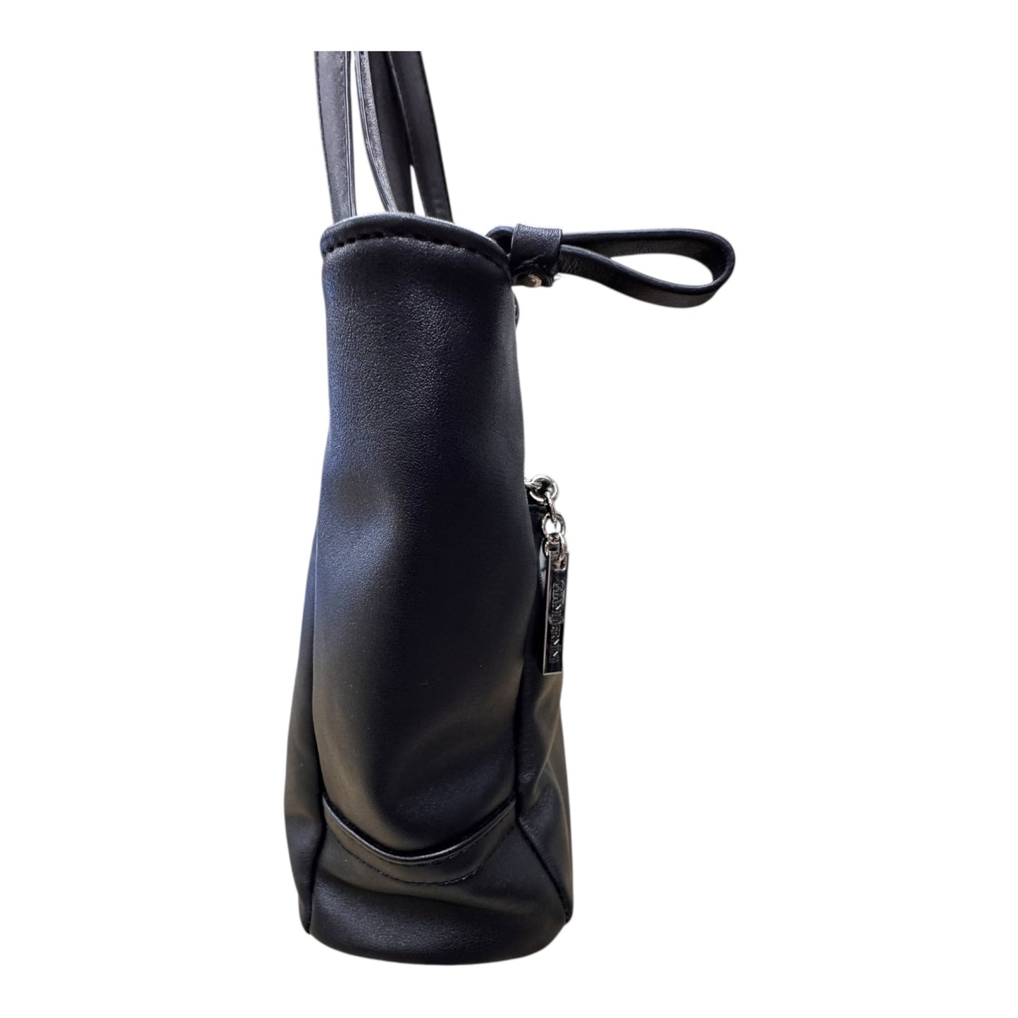 Handbag Leather By Giani Bernini In Black, Size:Medium