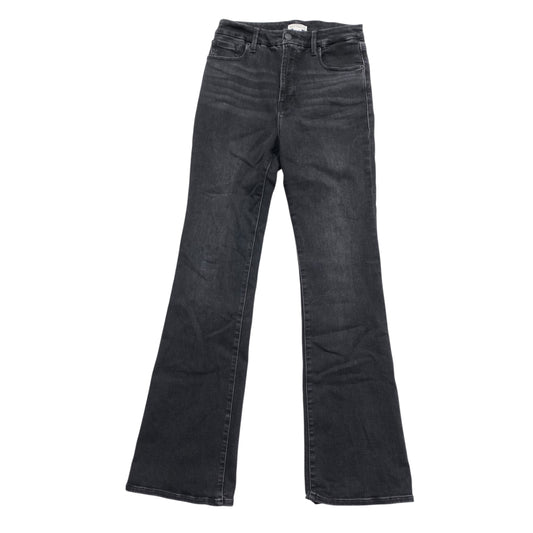 Jeans Flared By Good American In Black Denim, Size:8