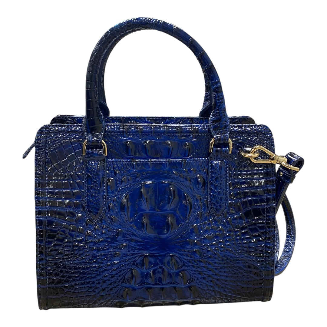 Handbag Designer By Brahmin In Blue, Size:Medium