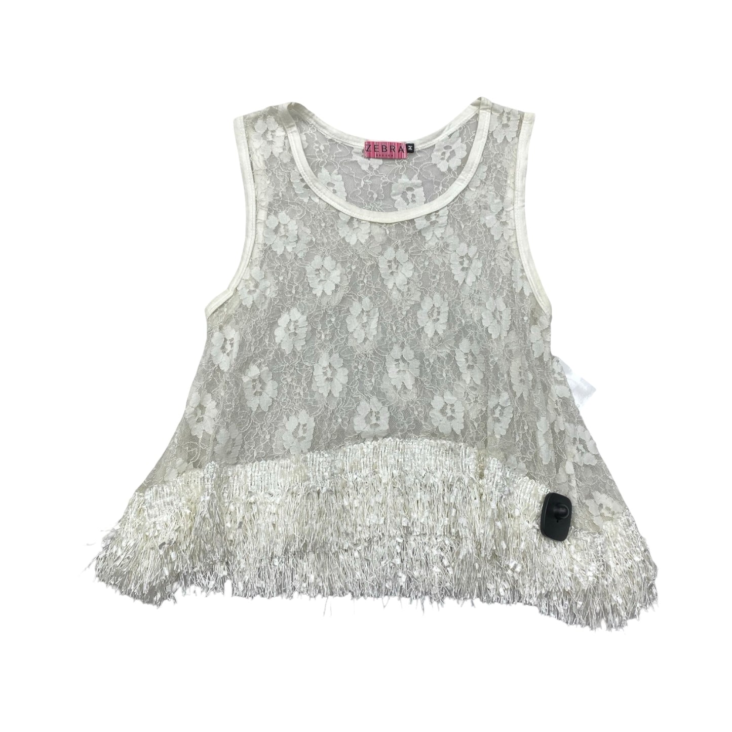 Top Sleeveless By Cmc In Ivory, Size:M