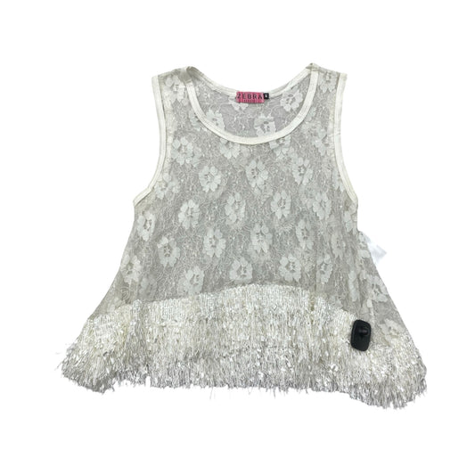 Top Sleeveless By Cmc In Ivory, Size:M