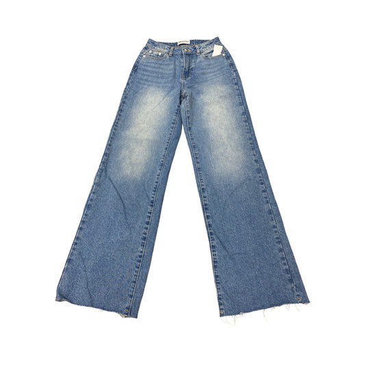 Jeans Wide Leg By Princess Polly In Blue, Size:2