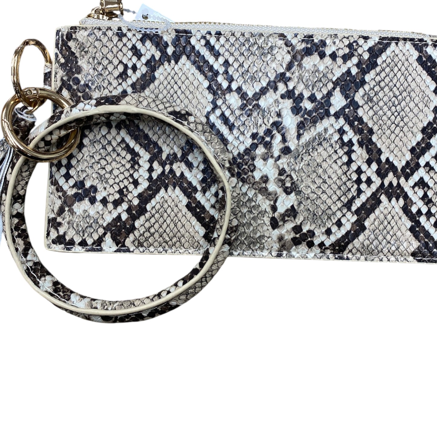 Wristlet By Clothes Mentor In Snakeskin Print, Size:Small