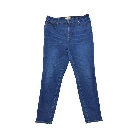 Jeans Straight By Madewell In Blue Denim, Size:18