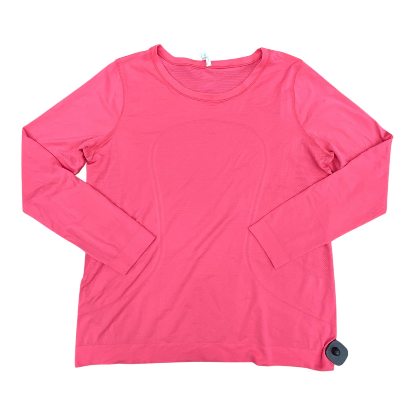 Athletic Top Ls Crewneck By Lululemon In Pink, Size:12